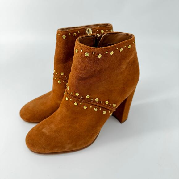 EUC Sam Edelman Chandler Studded High-Heel Booties 6 - Picture 2 of 9